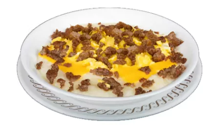 SAUSAGE EGG & CHEESE GRITS BOWL